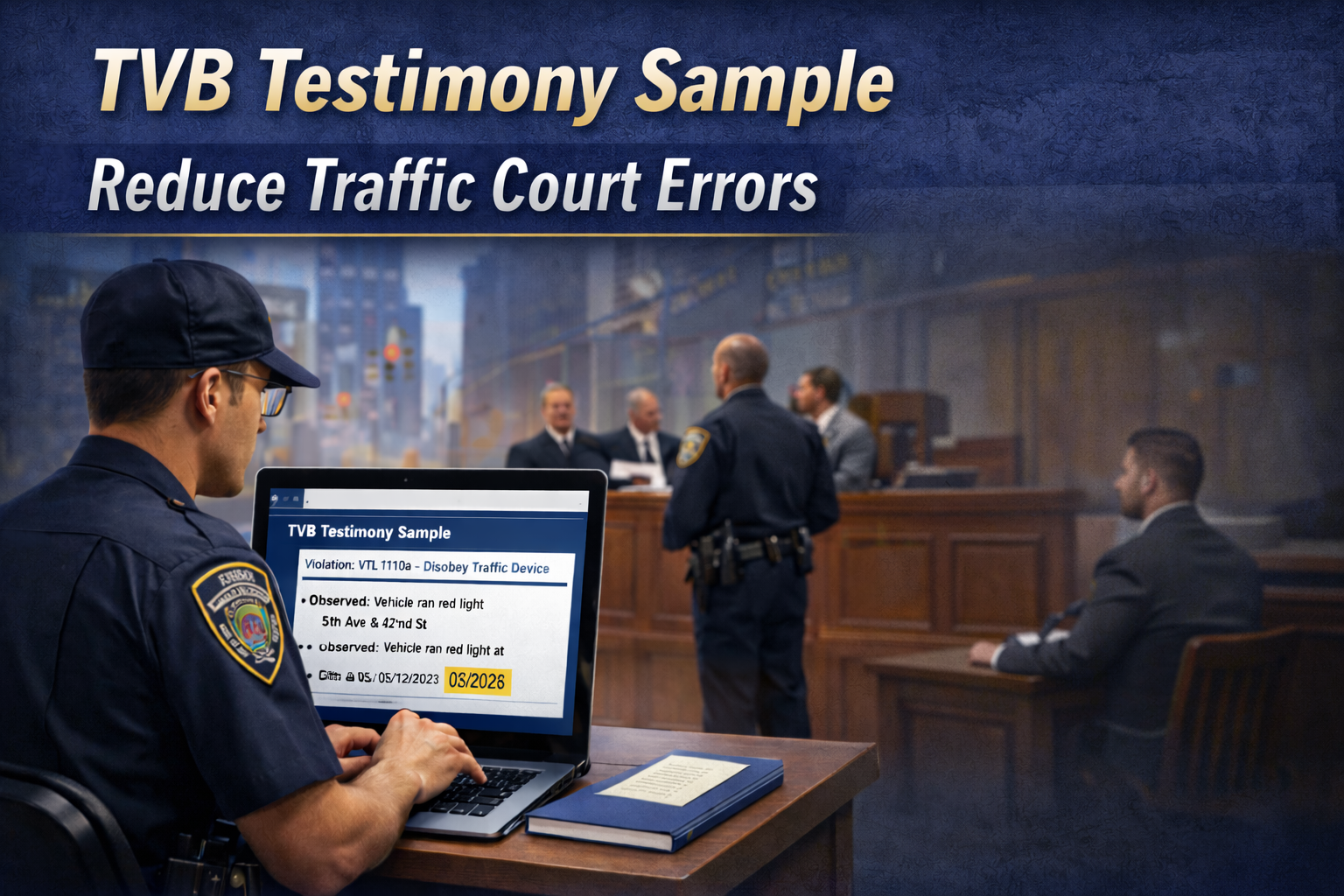 How a Traffic Violation Testimony Generator Reduces Courtroom Errors