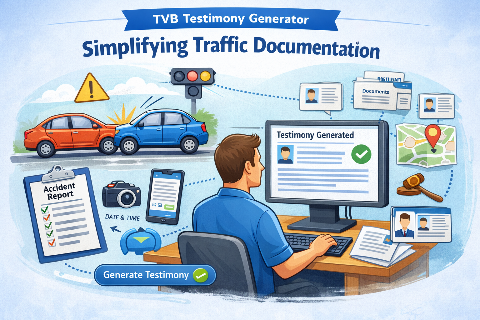The Role of a TVB Testimony Generator in Streamlining Traffic Case Documentation