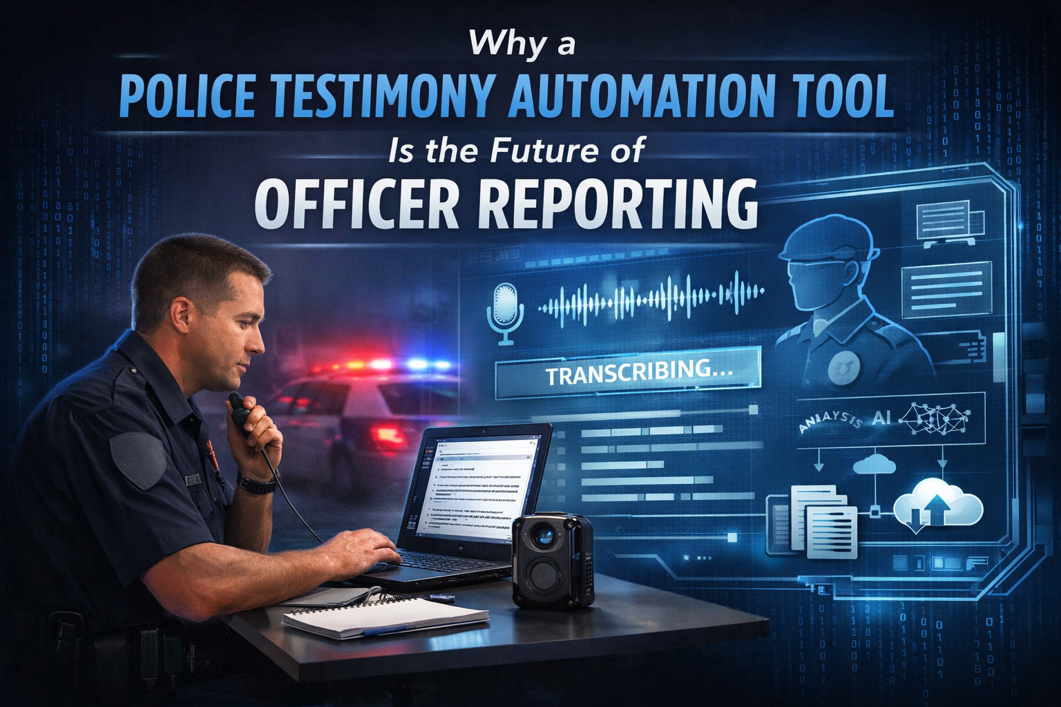 Why a Police Testimony Automation Tool Is the Future of Officer Reporting