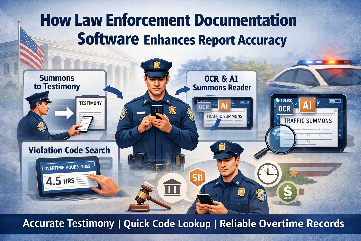 How Law Enforcement Documentation Software Enhances Report Accuracy
