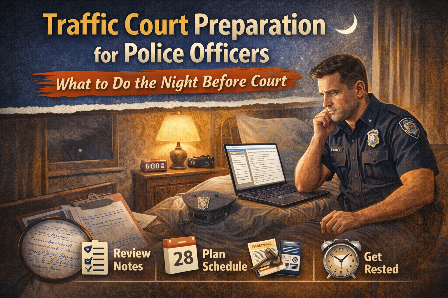 Complete Guide to Traffic Court Preparation for Police Officers